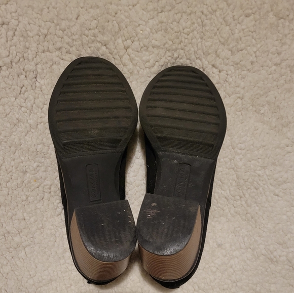 WOMENS SONOMA GOODS FOR LIFE SUEDE ANKLE BOOTS BLACK SIZE 8.5 - Picture 9 of 15